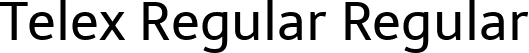 Telex Regular Regular font | Telex-Regular.ttf