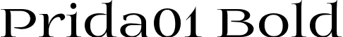 Prida01 Bold font | Prida01Bold.otf