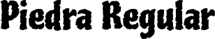 Piedra Regular font | Piedra-Regular.otf