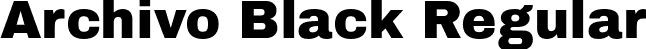 Archivo Black Regular font | ArchivoBlack-Regular.otf