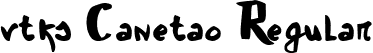 vtks Canetao Regular font | Vtks Canetao.ttf