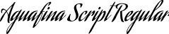 Aguafina Script Regular font | AguafinaScript-Regular.ttf