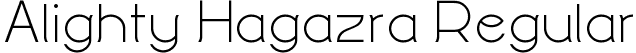 Alighty Hagazra Regular font | Alighty Nesia.ttf