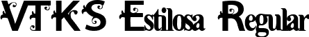 VTKS Estilosa Regular font | VTKS Estilosa.ttf