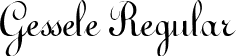 Gessele Regular font | GesseleRegular.ttf