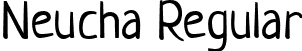 Neucha Regular font | Neucha.ttf