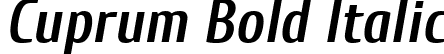 Cuprum Bold Italic font | Cuprum-BoldItalic.ttf