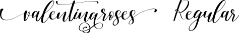 valentinaroses Regular font | valentinaroses.otf