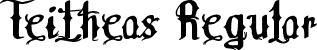 Teitheas Regular font | Teitheas.ttf