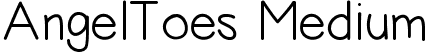 AngelToes Medium font | angeltoes.ttf