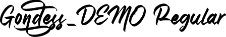 Gondess_DEMO Regular font | Gondess_DEMO.otf