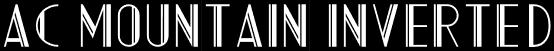 AC Mountain Inverted font | ACMountain-Inverted.otf