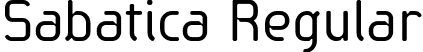 Sabatica Regular font | Sabatica-regular.otf