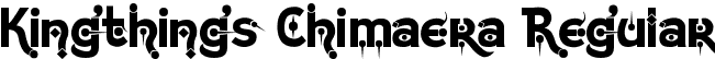 Kingthings Chimaera Regular font | Kingthings Chimaera.ttf