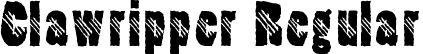 Clawripper Regular font | Ripperclaw.ttf