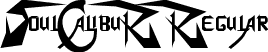 SoulCalibuR Regular font | Soul_Calibur.ttf