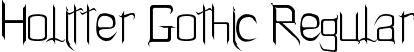 Holitter Gothic Regular font | Holitter_Gothic(BETA).ttf