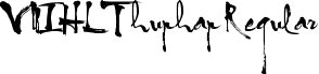 VNIHLThuphap Regular font | Vnhltfap.ttf