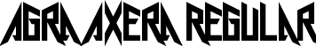 Agra Axera Regular font | agra_axera.ttf