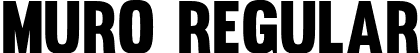 Muro Regular font | MuroRegular.otf