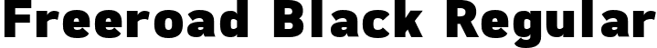 Freeroad Black Regular font | Freeroad Black.ttf