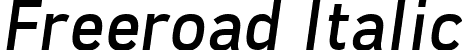 Freeroad Italic font | Freeroad Italic.ttf