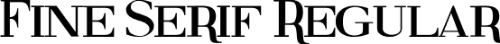 Fine Serif Regular font | Fine Serif.ttf