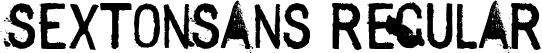 SextonSans Regular font | sextonsans.ttf