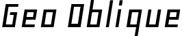 Geo Oblique font | Geo-Oblique.ttf