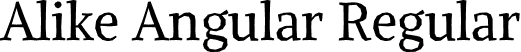 Alike Angular Regular font | AlikeAngular-Regular.ttf