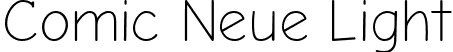 Comic Neue Light font | ComicNeue-Light.ttf