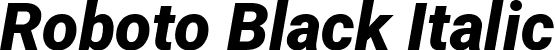 Roboto Black Italic font | Roboto-BlackItalic.ttf