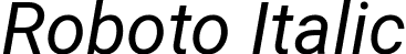 Roboto Italic font | Roboto-Italic.ttf