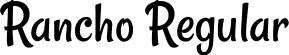 Rancho Regular font | Rancho-Regular.ttf