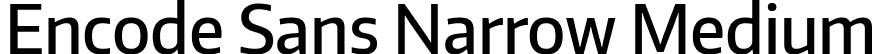Encode Sans Narrow Medium font | EncodeSansNarrow-500-Medium.ttf
