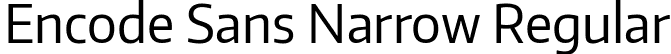 Encode Sans Narrow Regular font | EncodeSansNarrow-400-Regular.ttf