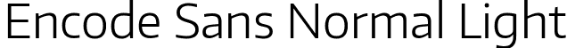 Encode Sans Normal Light font | EncodeSansNormal-300-Light.ttf