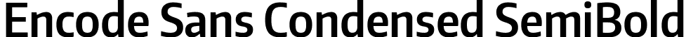 Encode Sans Condensed SemiBold font | EncodeSansCondensed-600-SemiBold.ttf