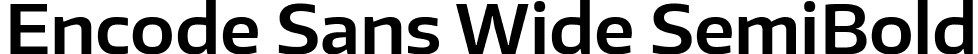 Encode Sans Wide SemiBold font | EncodeSansWide-600-SemiBold.ttf