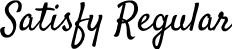 Satisfy Regular font | Satisfy-Regular.ttf