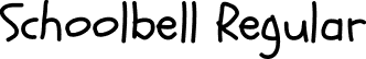 Schoolbell Regular font | Schoolbell.ttf