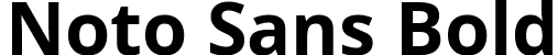Noto Sans Bold font | NotoSans-Bold.ttf