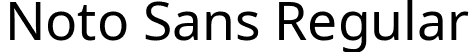 Noto Sans Regular font | NotoSans-Regular.ttf