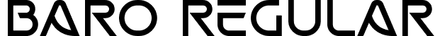 BARO Regular font | baro-k7zy7.ttf