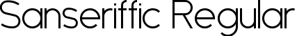 Sanseriffic Regular font | Sanseriffic.otf