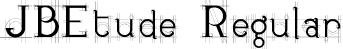 JBEtude Regular font | JBEtude-Regular.ttf