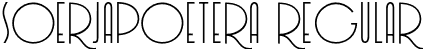 Soerjapoetera Regular font | Soerjapoetera.otf