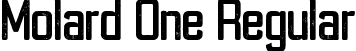 Molard One Regular font | MolardOne-L3lKZ.ttf