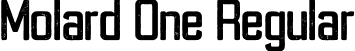 Molard One Regular font | MolardOne-PKB9r.otf