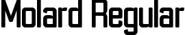 Molard Regular font | Molard-7BgoP.ttf